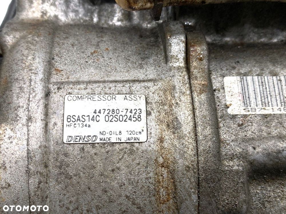 SPRĘŻARKA KLIMATYZACJI  MERCEDES-BENZ KLASA A (W176) 2012 - 2018 A 180 (176.042) 90 kW [122 KM] - 4