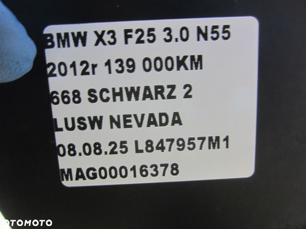 BMW X3 F25 N55 3.5i X4 F26 PAS PRZEDNI BELKA CHŁODNICE 7560877 51117371989 - 14