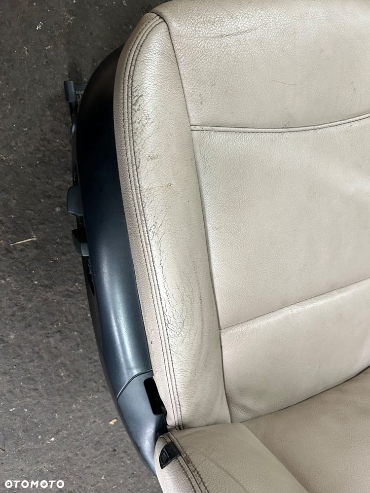 Bmw x3 f25 komplet foteli fotele tapicerki boczki jasna skóra komplet - 17