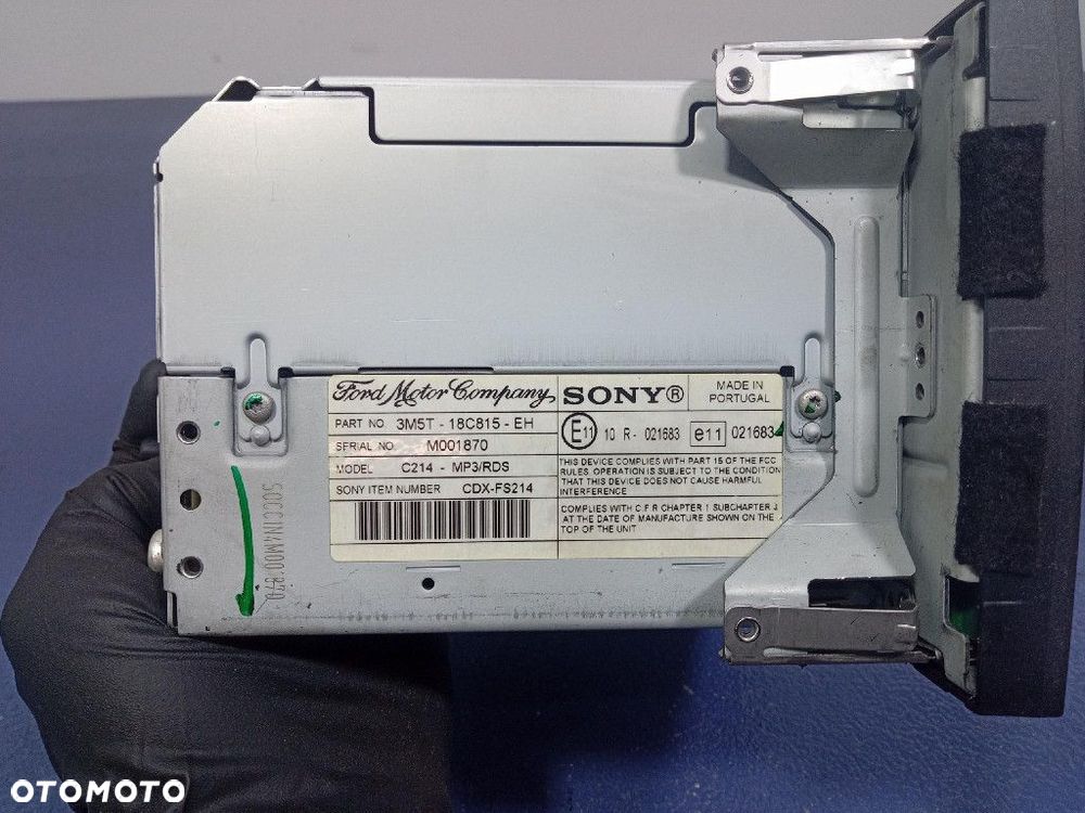 FORD C MAX MK1 03- RADIO CD FABRYCZNE SONY 3M5T-18C815-EH - 8