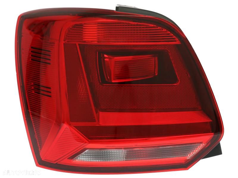 Lampa spate, stop VW Polo (6r), 06.2014-12.2017, stanga/dreapta, cu lampa ceata Spate; tip bec H21W+P21W+PY21W+W16W; fara soclu bec, TYC - 1