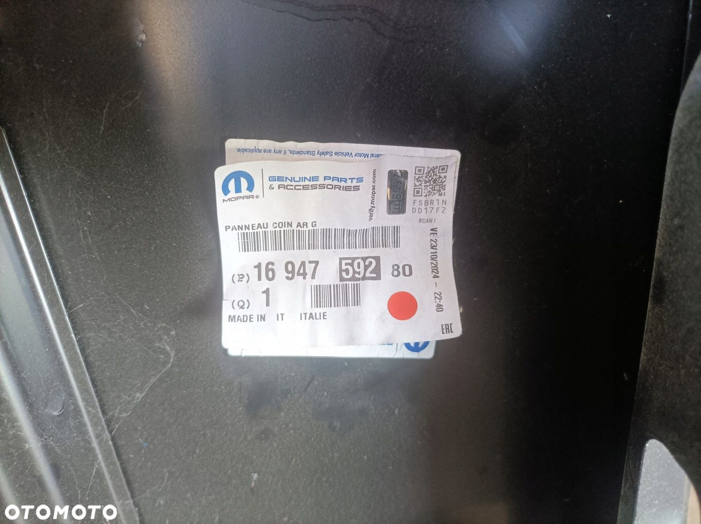 TYLNY LEWY SŁUPEK FIAT DUCATO NOWY ORYG - 6