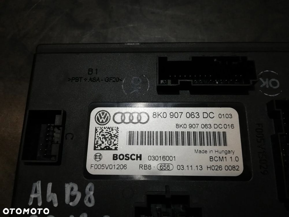 AUDI A4 B8 LIFT MODUŁ STEROWNIK KOMFORTU 8K0907063DC - 2
