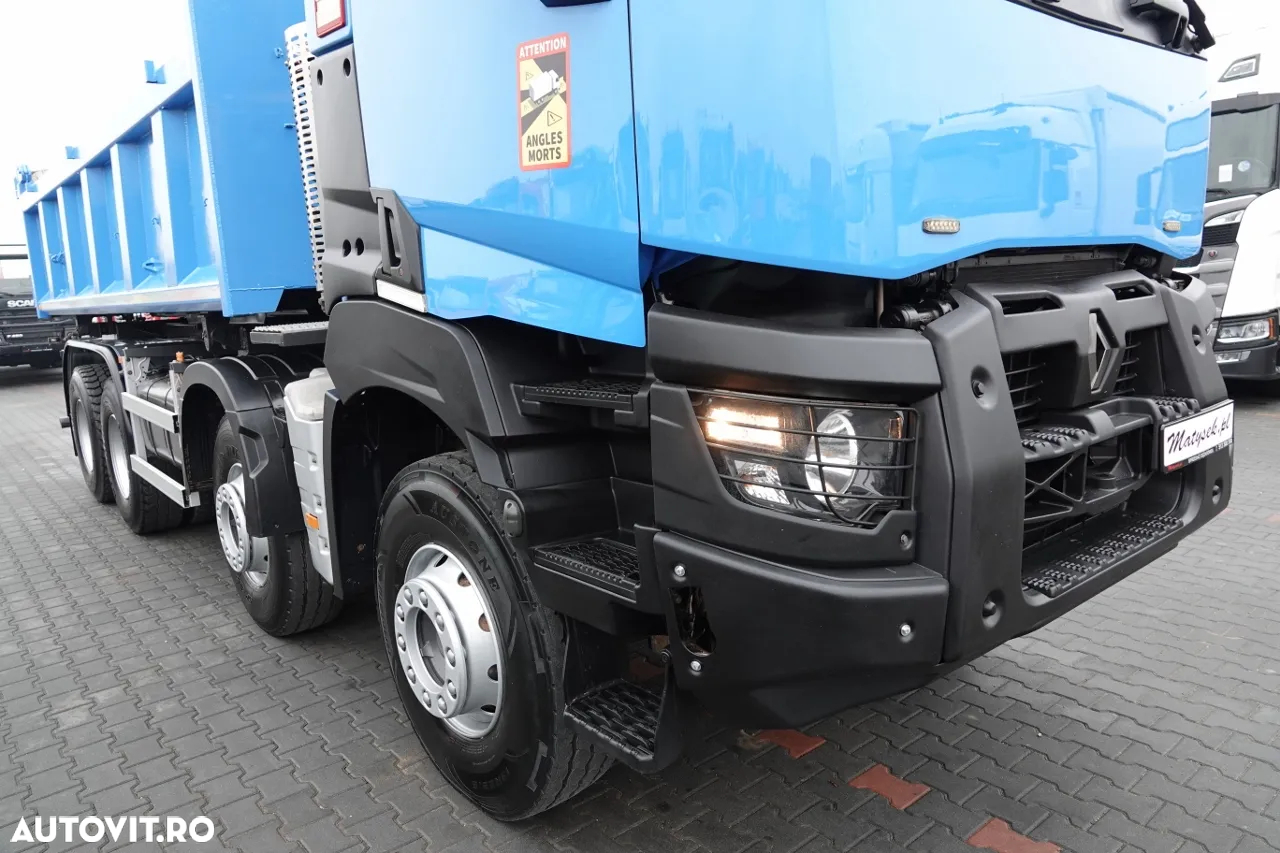 Renault K 460 / 8x4 / BASCULANTE / HIDROBOARD / BORDMATIC / EURO 6 - 13