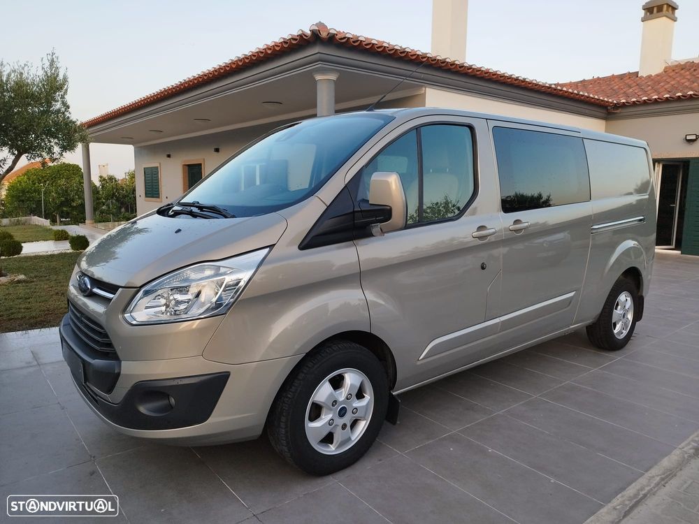 Ford Transit Custom  2.2 Tdci 125 Cv L2H1 Cabine  Dupla 5 Lugares - 1
