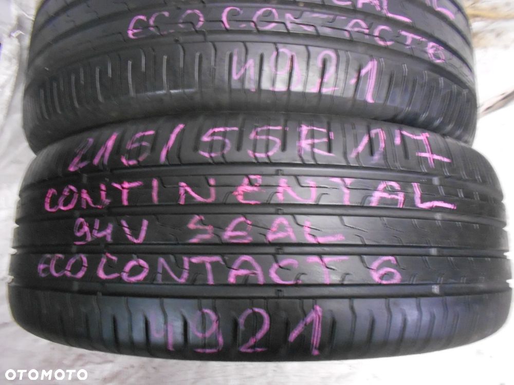 OPONY 215/55R17 CONTINENTAL ECO CONTACT 6 SEAL  DOT 4921 6.8MM - 3