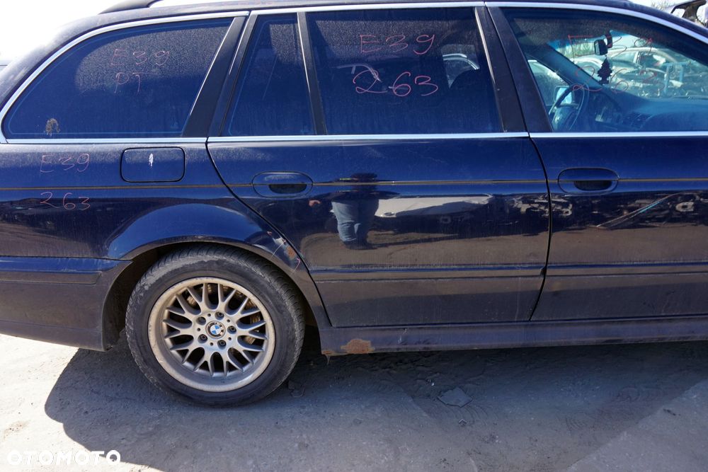 DRZWI TYLNE PRAWE 5 E39 KOMBI 263  GRANATOWY BMW 1995-2000 - 3