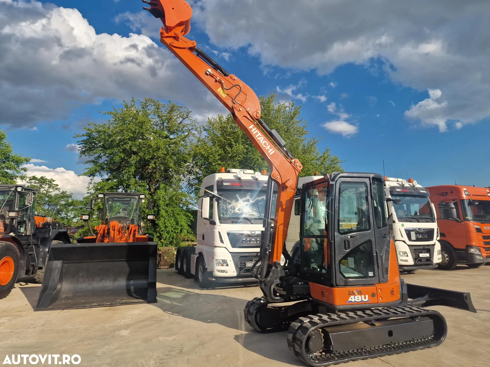 Hitachi ZX48, 5 TONE, 2023, 826h, CUPA NOUA,  44900 EUR+Tva, inst picon, senile 90% ok, computer de bord, produs in JAPONIA, CA SI NOU, posibilitate lkeasing 4 ani-PROMOTIE 44900 EUR+Tva - 28