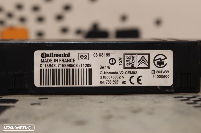 Módulo Eletrónico Peugeot 308 I (4A_, 4C_)  96753595 / S180073002n / S - 4