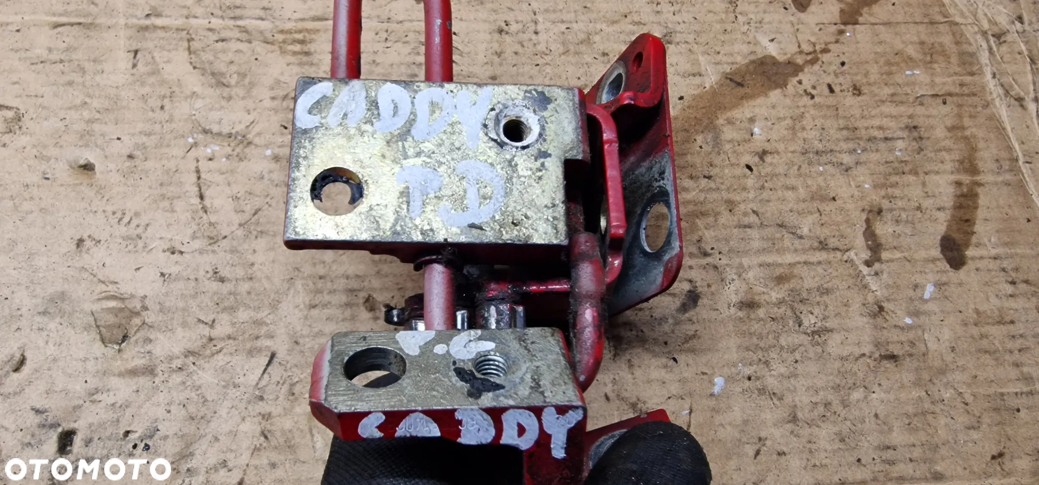 Zawias zawiasy drzwi prawy przód para VW Caddy III LY3D - 4