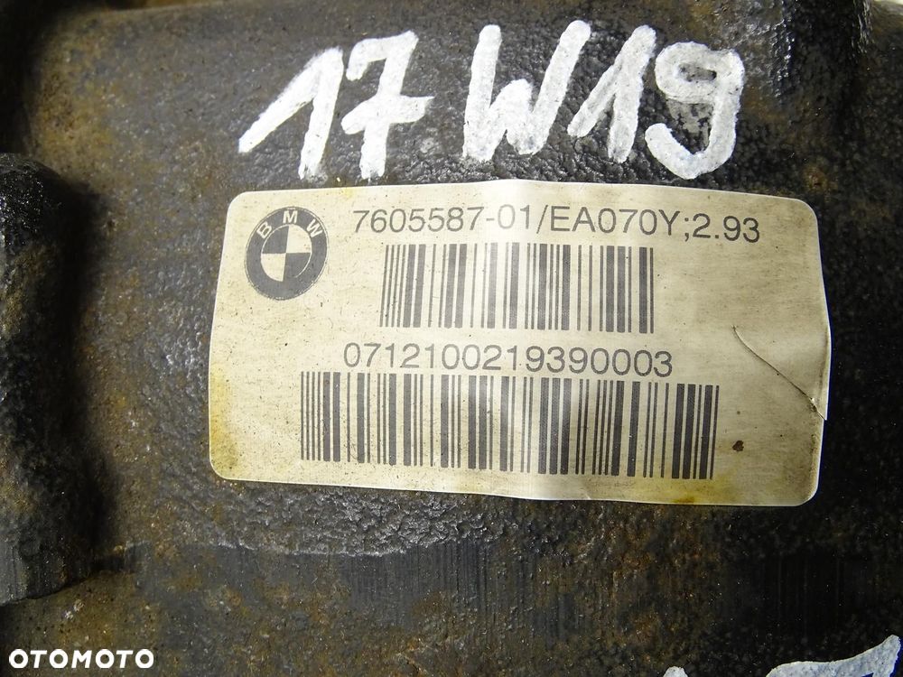 MOST DYFER DYFERENCJAŁ TYŁ TYLNY 2,93 7605587 BMW F20 F21 1.6 D N47 - 6