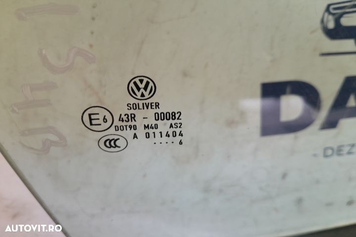 Geam usa fata dreapta 43R-00082 43R-00082 Volkswagen VW Passat B6 [20 - 4