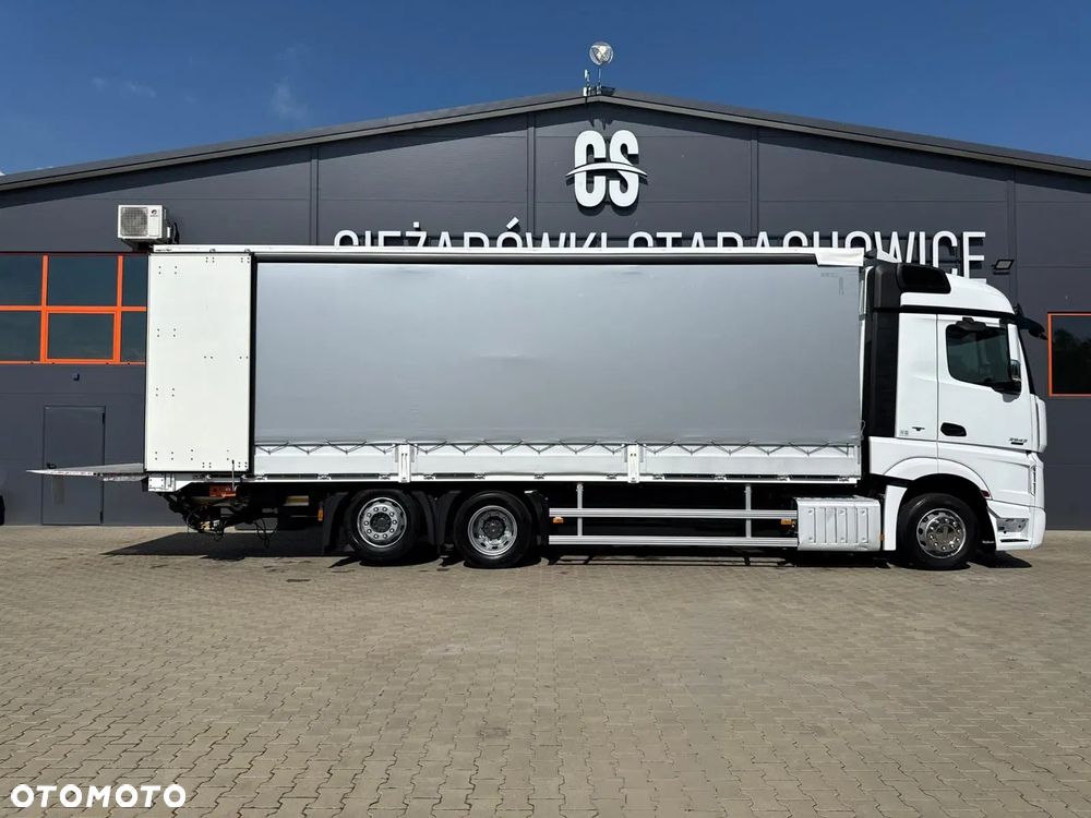 Mercedes-Benz Actros 2542 / E6 / burto-firanka 8,5 m + winda / 21Epal / z Niemiec / sypialka plandeka firana skrzynia - 10