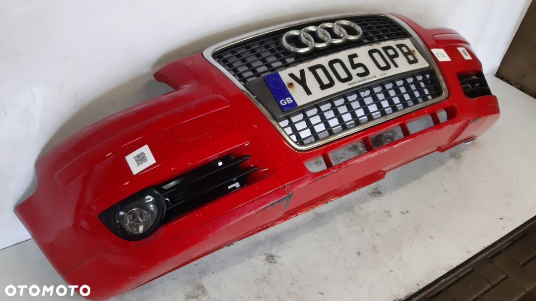 } ZDERZAK PRZÓD PRZEDNI DO AUDI A3 8P LIFT FL LY3J CZERWONY HALOGENY - 2