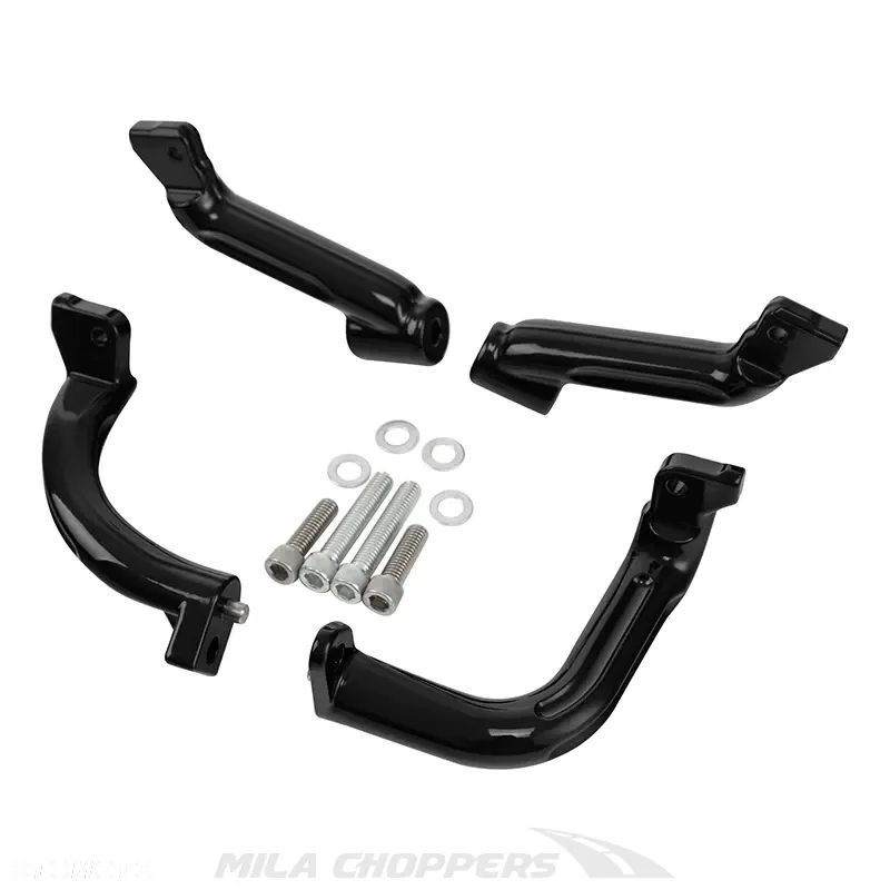 Mocowanie podestów kierowcy Harley Davidson Touring 17-23 czarne - 1