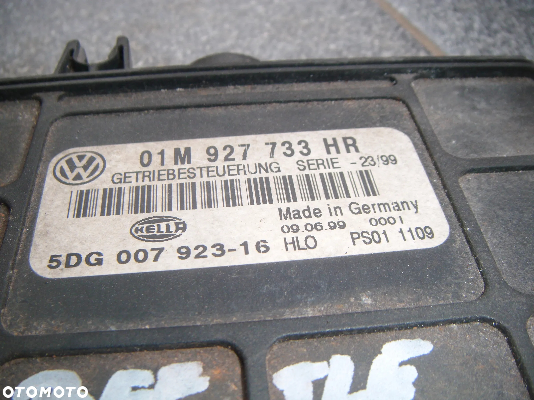 vw beetle 00r  1.9 tdi sterownik skrzyni biegów 01m927733hr - 2
