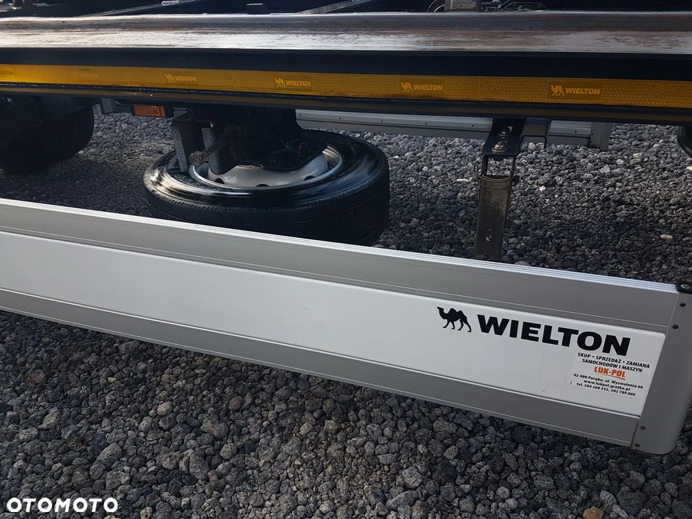 Wielton PS-2 PRZYCZEPA POD KONTENERY DO HAKOWCA 2-OSIE BLIŹNIAKI HUFFERMANN ZASŁAW SKIBICKI - 16