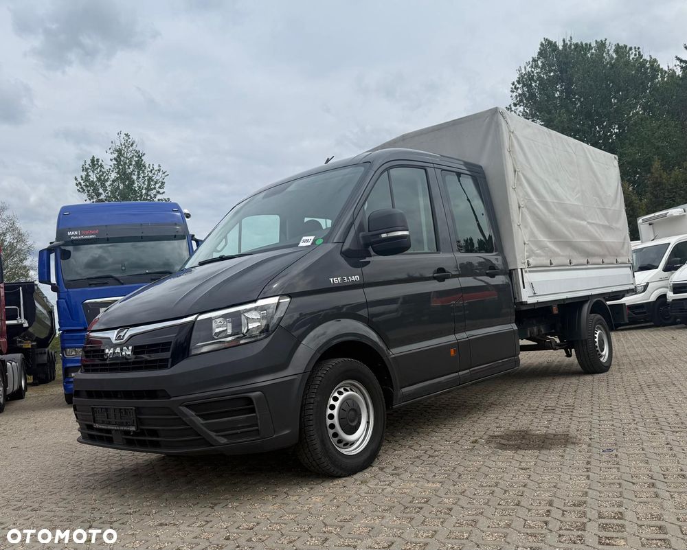 MAN TGE  DOKA 7 0sobowa  +Skrzynia/Plandeka - 9