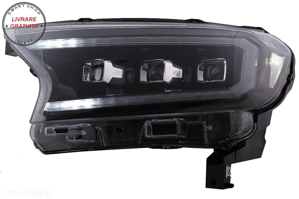 Faruri LED Light Bar Dynamic Start-up Display Ford Ranger Raptor (2015-2020) LHD N- livrare gratuita - 3