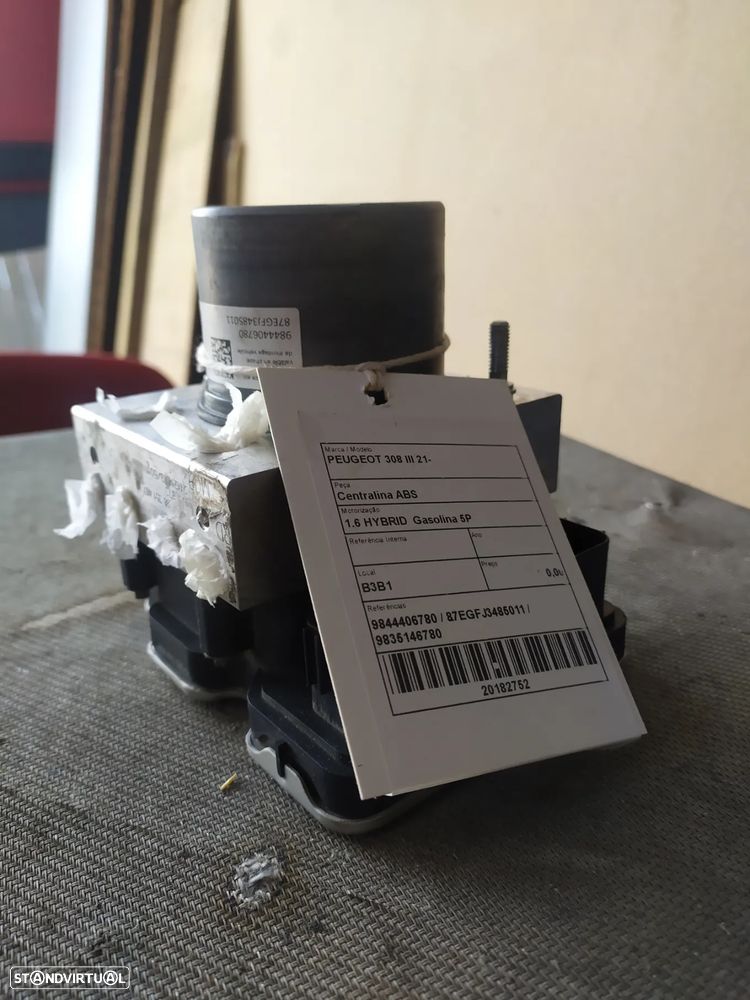 CENTRALINA DE ABS PEUGEOT 308 III / 9844406780 / 87EGFJ3485011 - 1