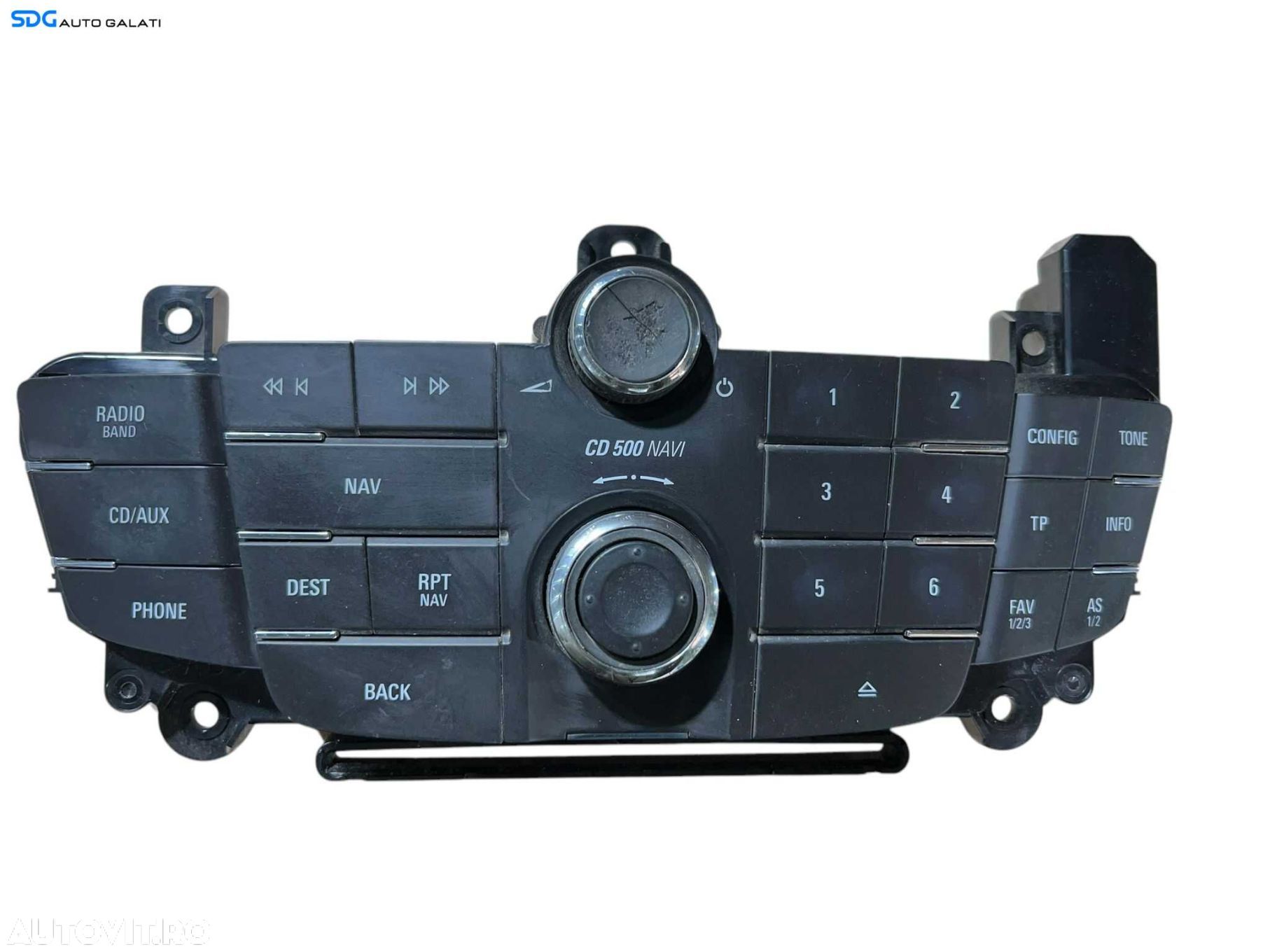 Panou Buton Butoane Comanda Control Radio CD Player Navigatie Volum Opel Insignia 2008 - 2016 Cod 13273255 [LR0523] - 1