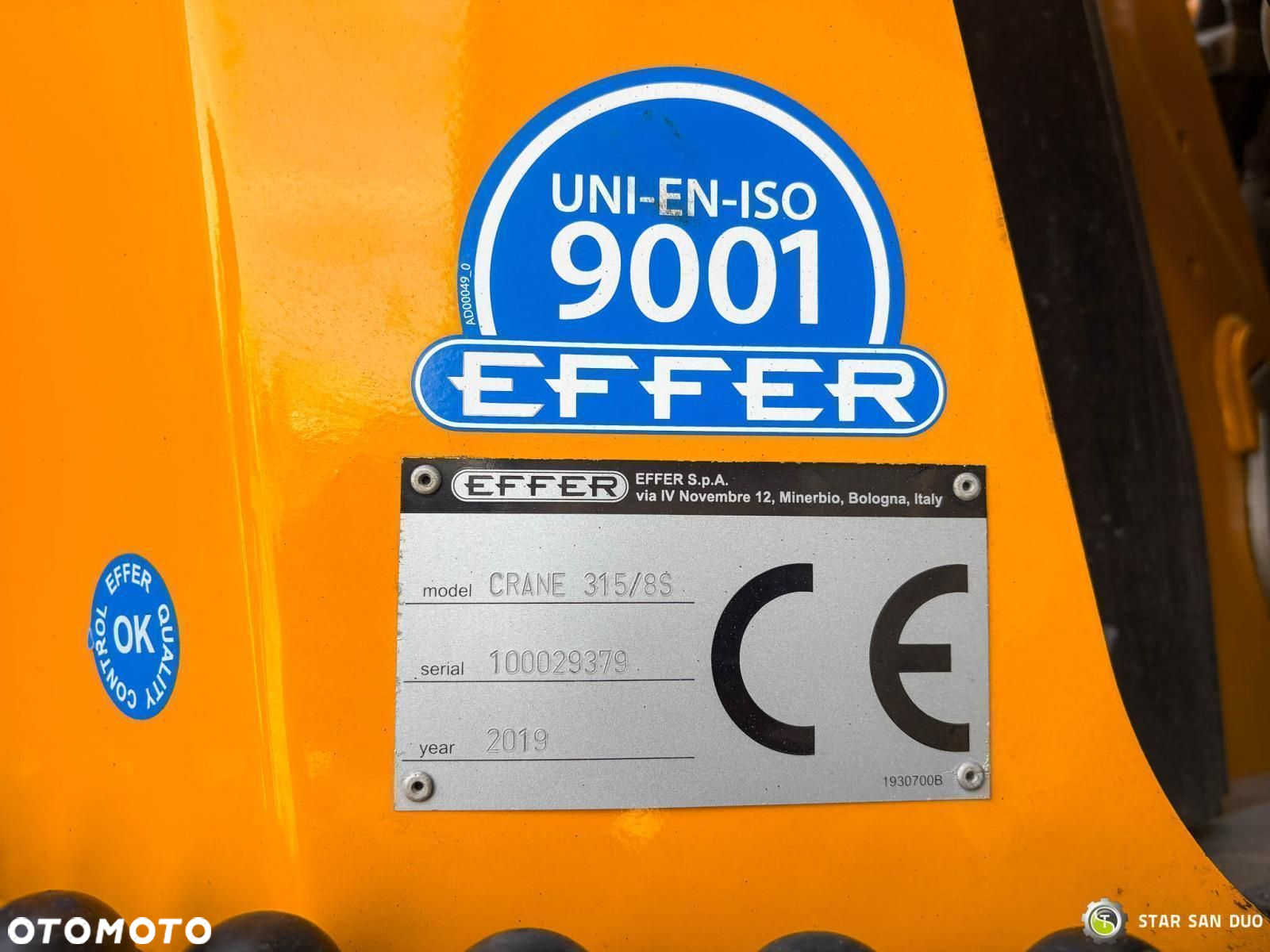 MAN TGS 33.400 6x6 BL EFFER 315/8S  HDS Żuraw Crane 2019 - 22