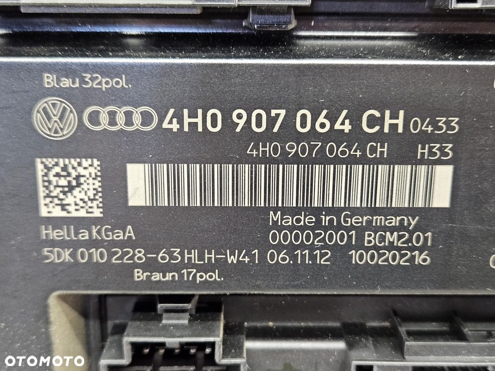 VW TOUAREG 7P 10-18R MODUL KOMFORTU 4H0907064CH 4H0907064 CH - 4