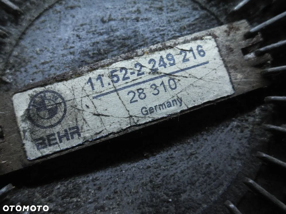 WIATRAK CHŁODNICY WISKO BMW E38 E46 E39 2.5 3.0 D 11522249372 11522249216 - 4