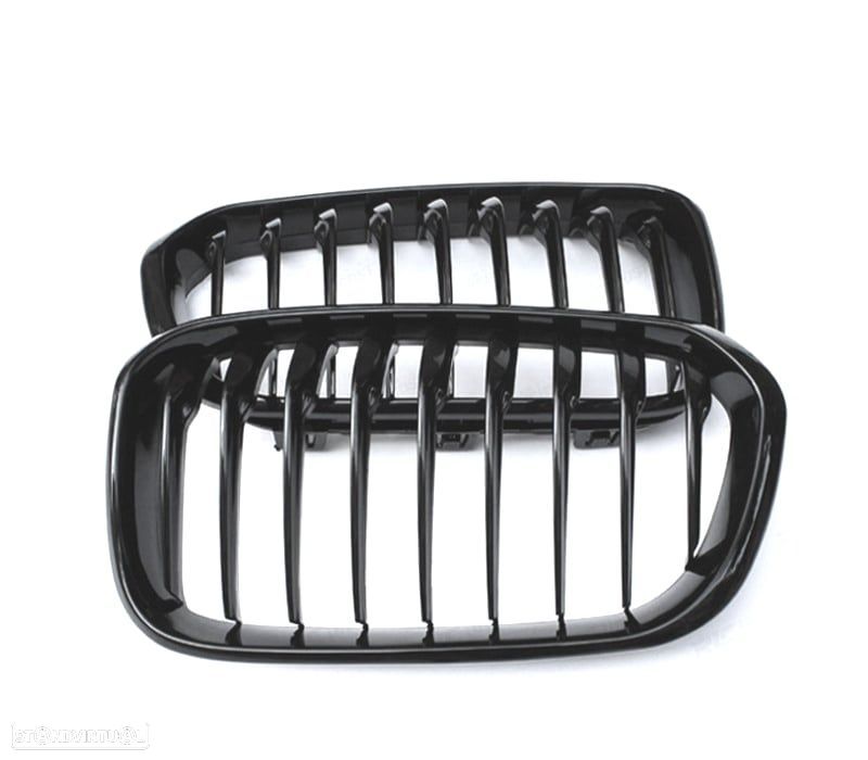 GRELHAS FRONTAIS BMW F20 F21 LOOK M PERFORMANCE PRETO BRILHANTE - 2
