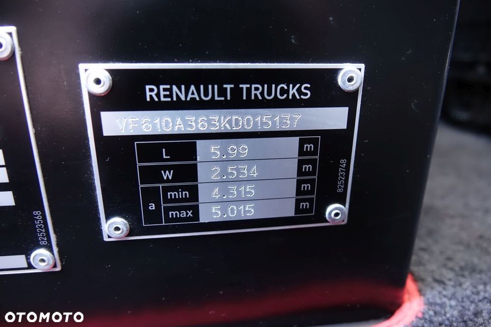 Renault GAMA T520 COMFORT / HIGH SLEEPER /  EURO 6 / STANDARD / AUTOMAT/  EURO 6 / KLIMATYZACJA POSTOJOWA / LODÓWKA / 2 ZBIORNIKI - 30