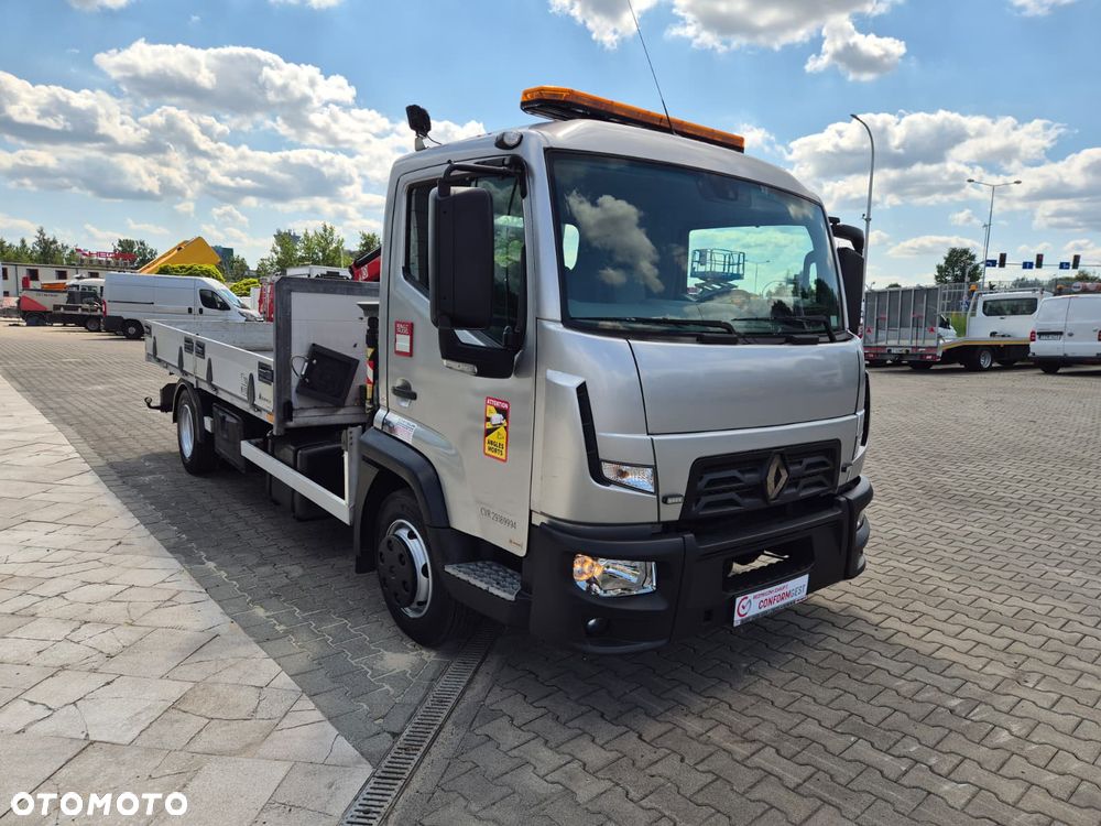 Renault D 7.5 180 / SKRZYNIA / HDS FASSI F32 / NISKI PRZEBIEG / BEZWYPADKOWY / OKLEJONY / AUTOMAT / CHWYTAK / SERWISOWANY / UNIKAT / EURO 6 - 6