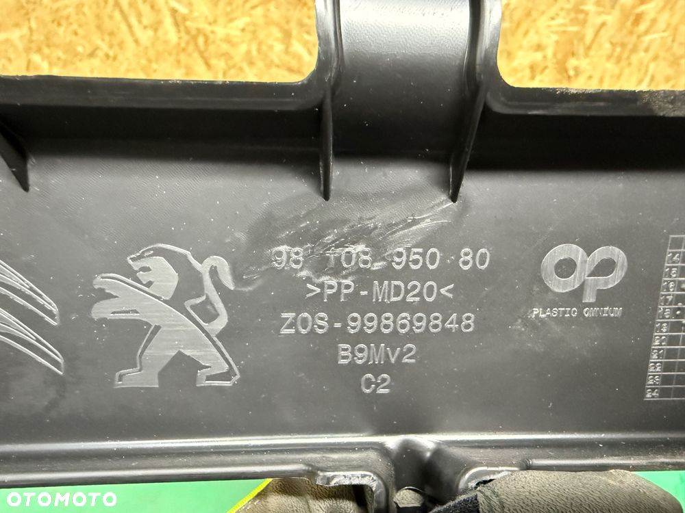 CITROEN BERLINGO PARTNER LIFT 15- WZMOCNIENIE ATRAPA GRILLA ZDERZAKA PRZÓD 9810895080 - 2