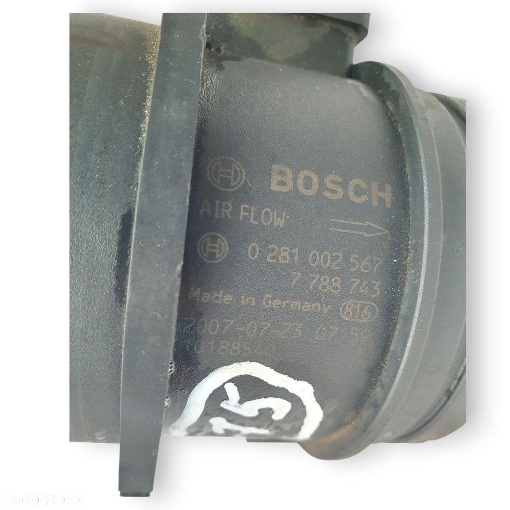 PRZEPŁYWOMIERZ BMW E87 E90 E60 2.0d 13627788743 Bosch - 11