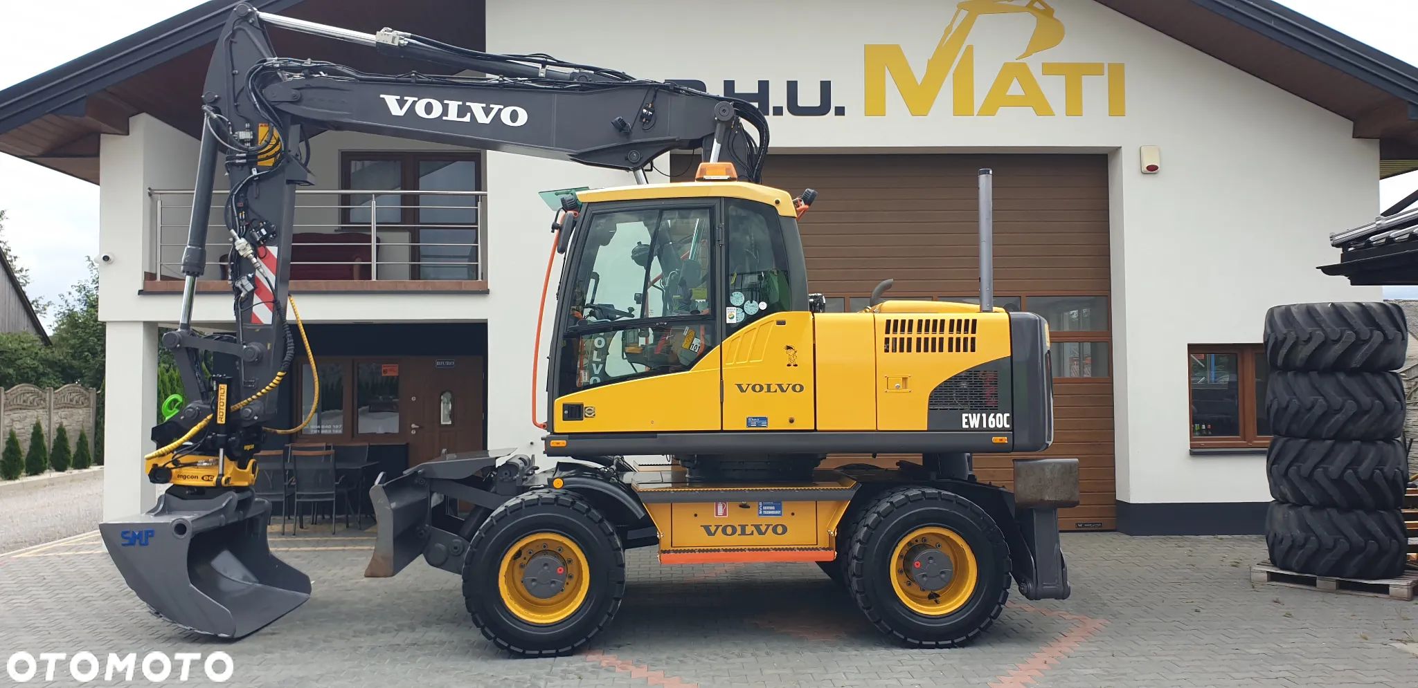 Volvo EW160C  sprowadzona ROTOTILT serwisowana 2010rok - 1