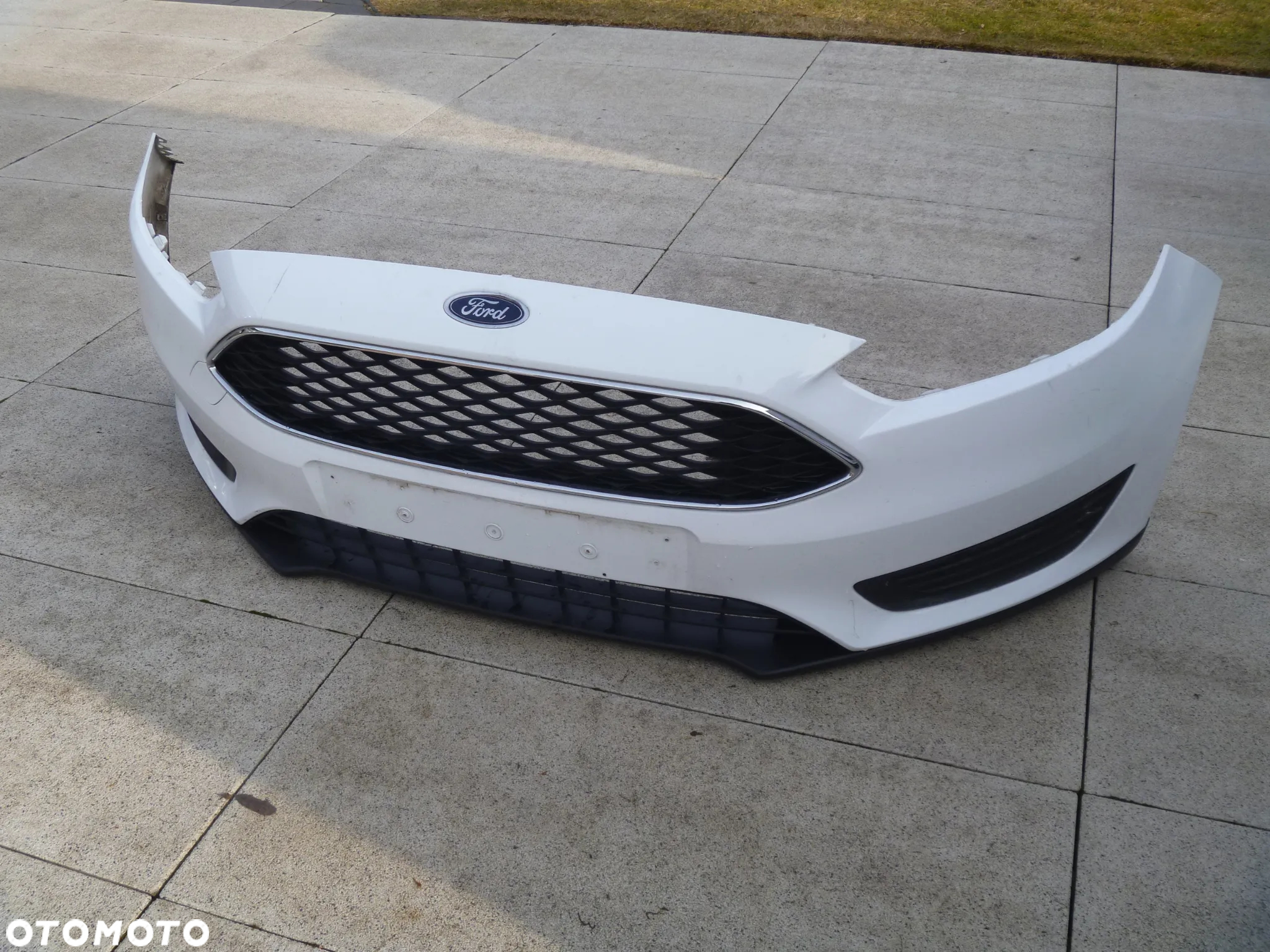 FORD FOCUS MK3 LIFT ZDERZAK PRZEDNI ATRAPA KRATKI ORYGINAŁ - 8