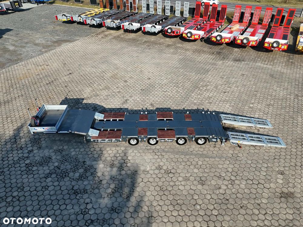 Inny 4 OSIOWA NACZEPA NISKOPODWOZIOWA Z ZAGŁĘBIENIAMI NA KOŁA! NAJAZDY HYDRAULICZNE - 16