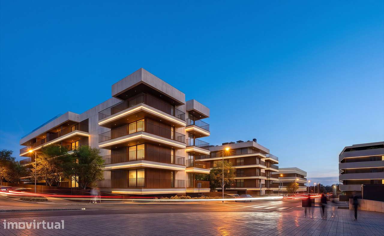 Apartamento T1+1 com varanda e 1 lg garagem | Piscina na cobertura - Grande imagem: 3/20