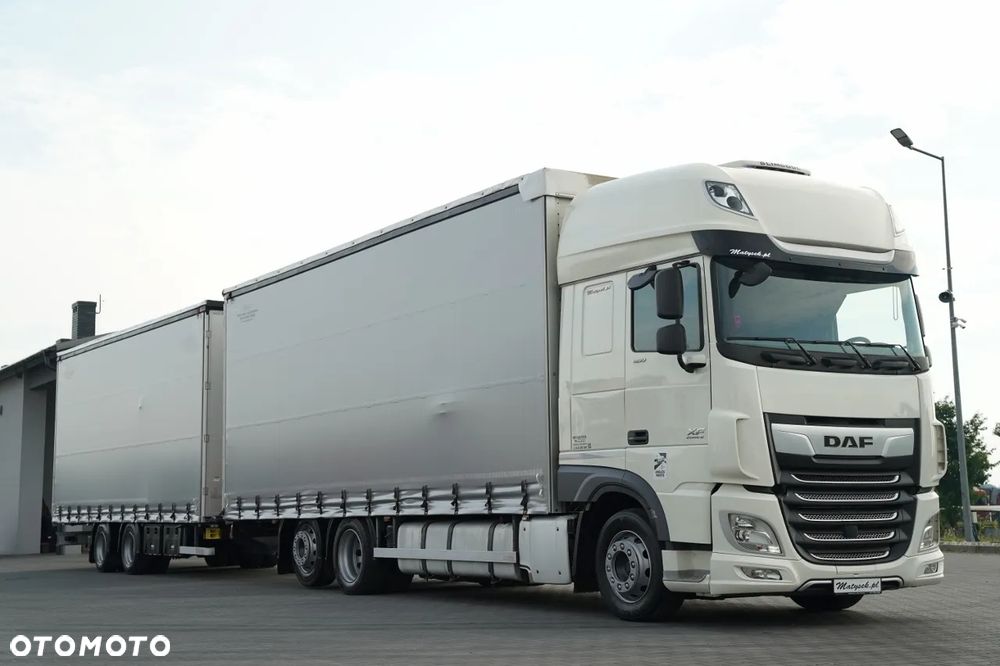 DAF XF 480 / ZESTAW TANDEM / SSC / PRZEJAZDOWY / 120 M3 / KLIMA POSTOJOWA/ OŚ PODNOSZONA / DACH PODNOSZNY / PRZYCZEPA - 6