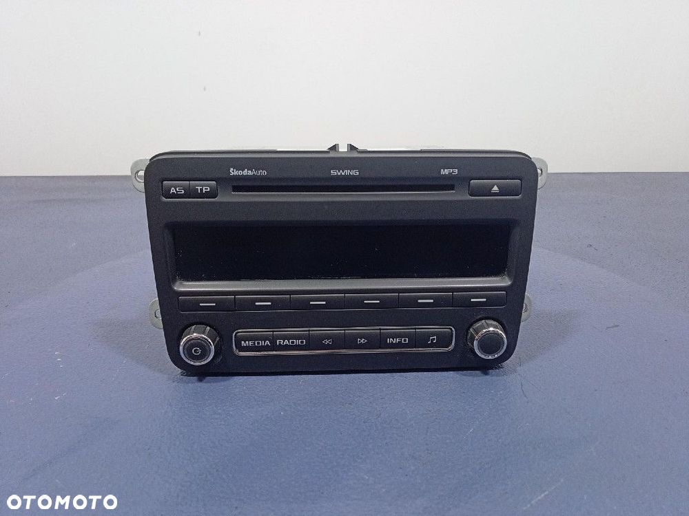 SKODA FABIA II 5J LIFT 10-14 RADIO CD FABRYCZNE 5J0035161C - 1