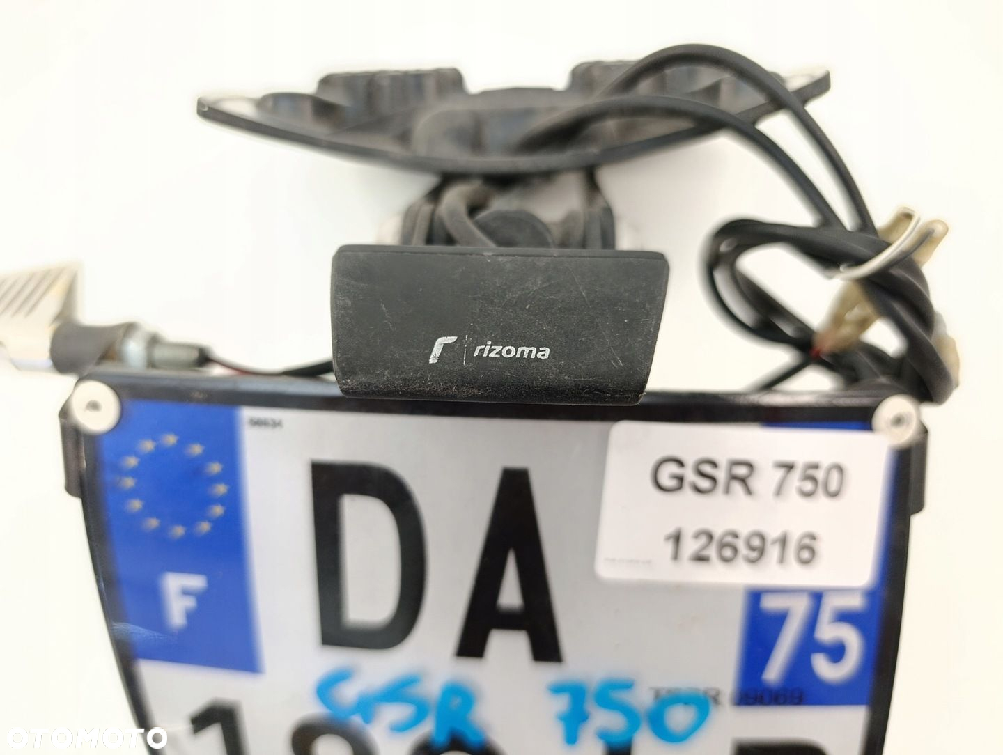 SUZUKI GSR 750 MOCOWANIE TABLICY REJESTRACYJNEJ TYŁ SPORTOWE - 9