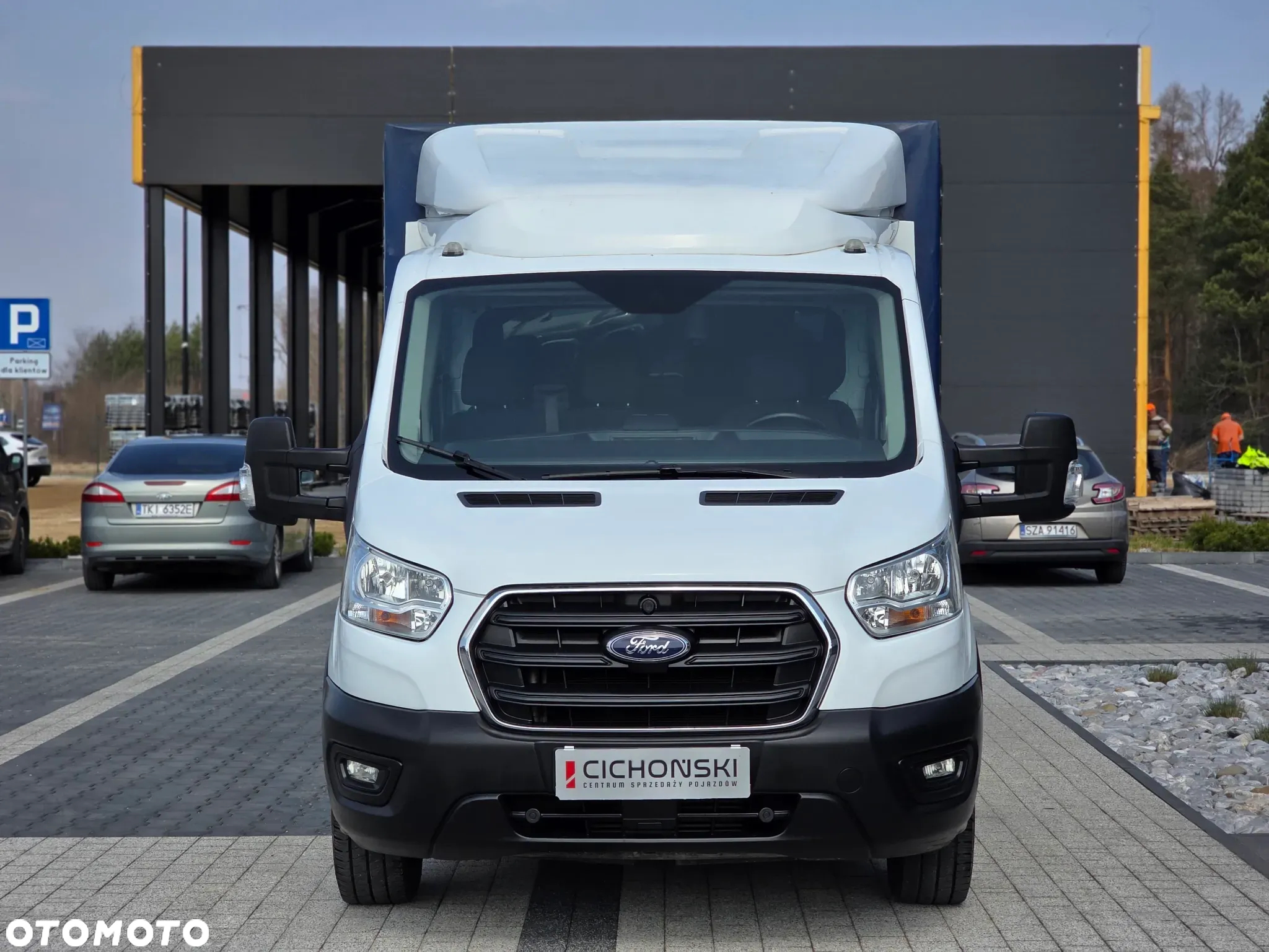 Ford Transit DOKA Dubel Kabina 350 2.0 EcoBlue 7 Osobowy BEZWYPADKOWY  z Polskiego Salonu SERWISOWANY Bardzo ładny Egzemplarz , Pełna Faktura Vat 23% - 12