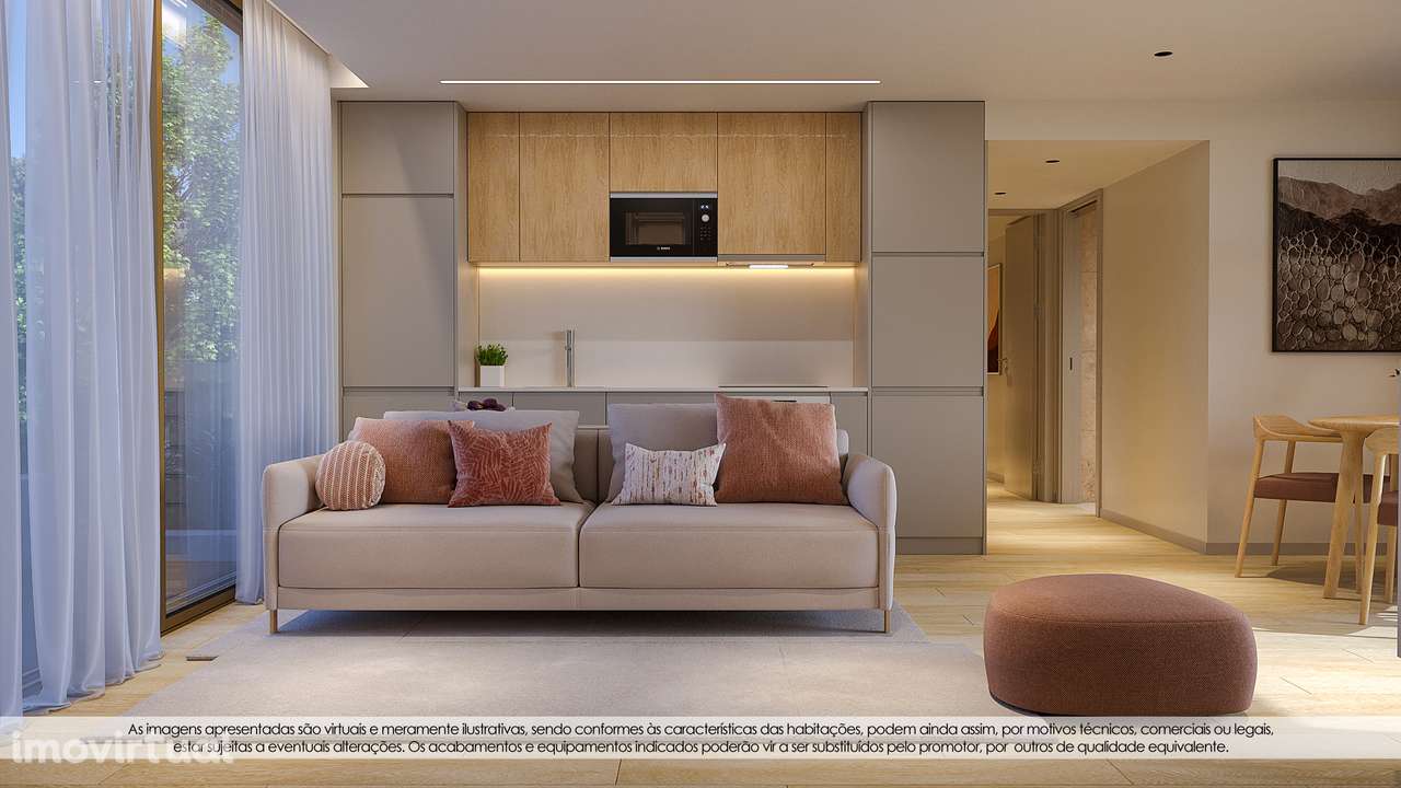 T2 Dúplex Novo c/ Lugar de Garagem em Santa Marinha (Devesas) - Grande imagem: 3/36