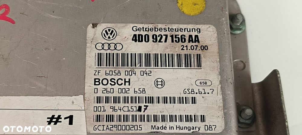 MODUŁ AUDI A8 D2 4D0927156AA - 2