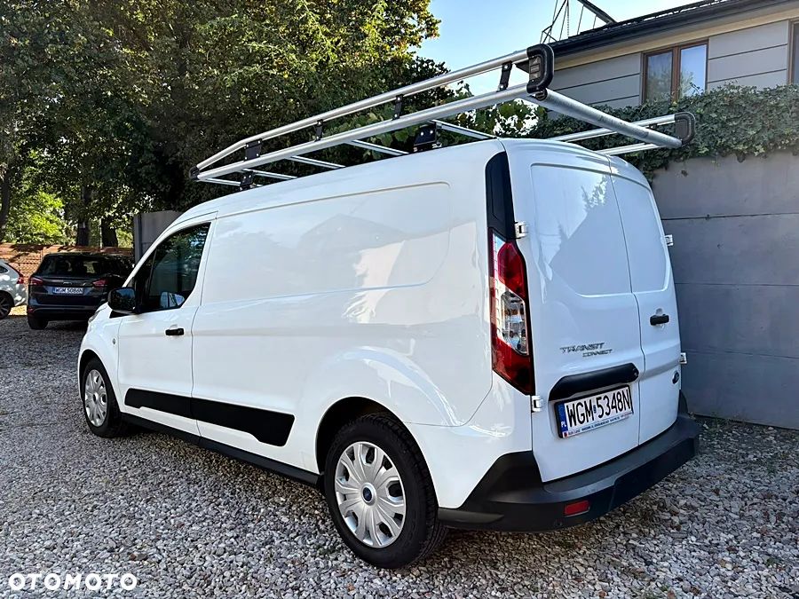 Ford Transit Connect 3 osoby LONG MAXI Klima Navi Kamera Czujniki parkowania GrzSzyba Bluetooth Apple Car Play Android Auto Bagażnik dachowy Hak Nowy rozrząd i oleje Gotowy do jazdy Pełny 2019 rok - 4