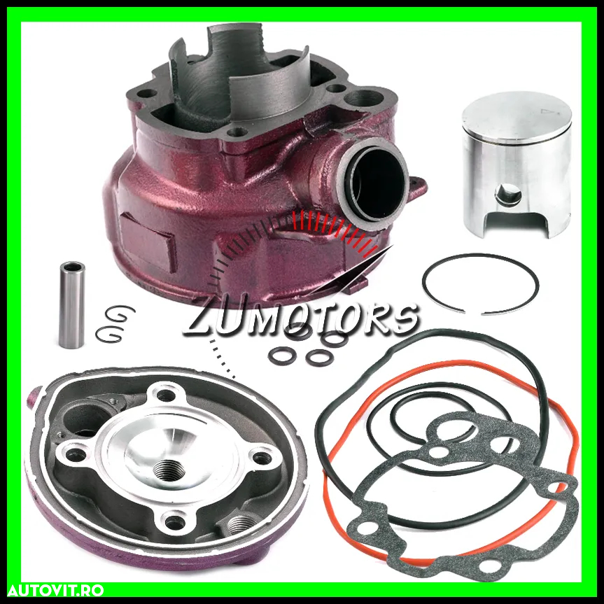 Set Motor AM6 80 90 + Chiuloasa AM6 BETA HM Motorhispania MALAGUTI - 2
