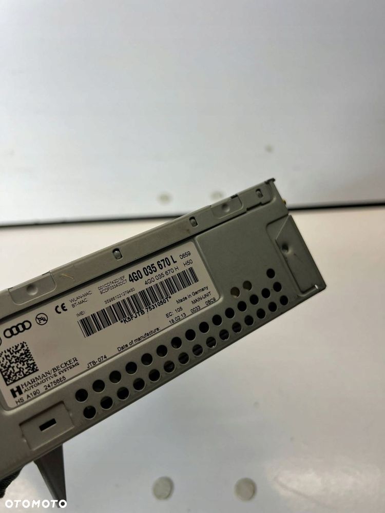 4G0 035 670 L Stacja multimedialna Audi A7 S7 4G - 3