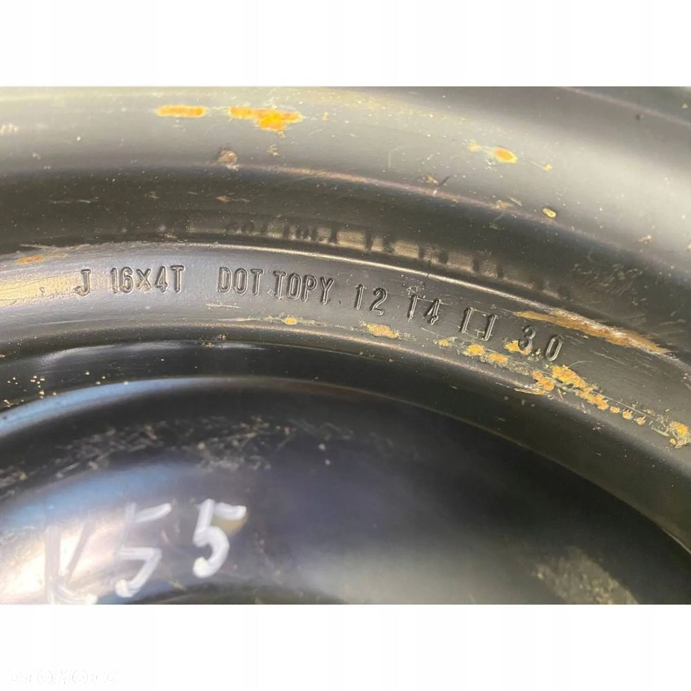 KOŁO DOJAZDOWE DUNLOP SPACE MISER 125/70R16 5X112 GOLF LEON OCTAVIA - 10