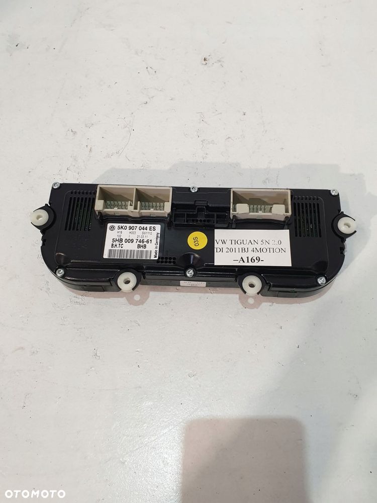 panel nawiewu klimatyzacji 5k0907044es vw tiguan 5n fl 11r 2.0 tdi - 6