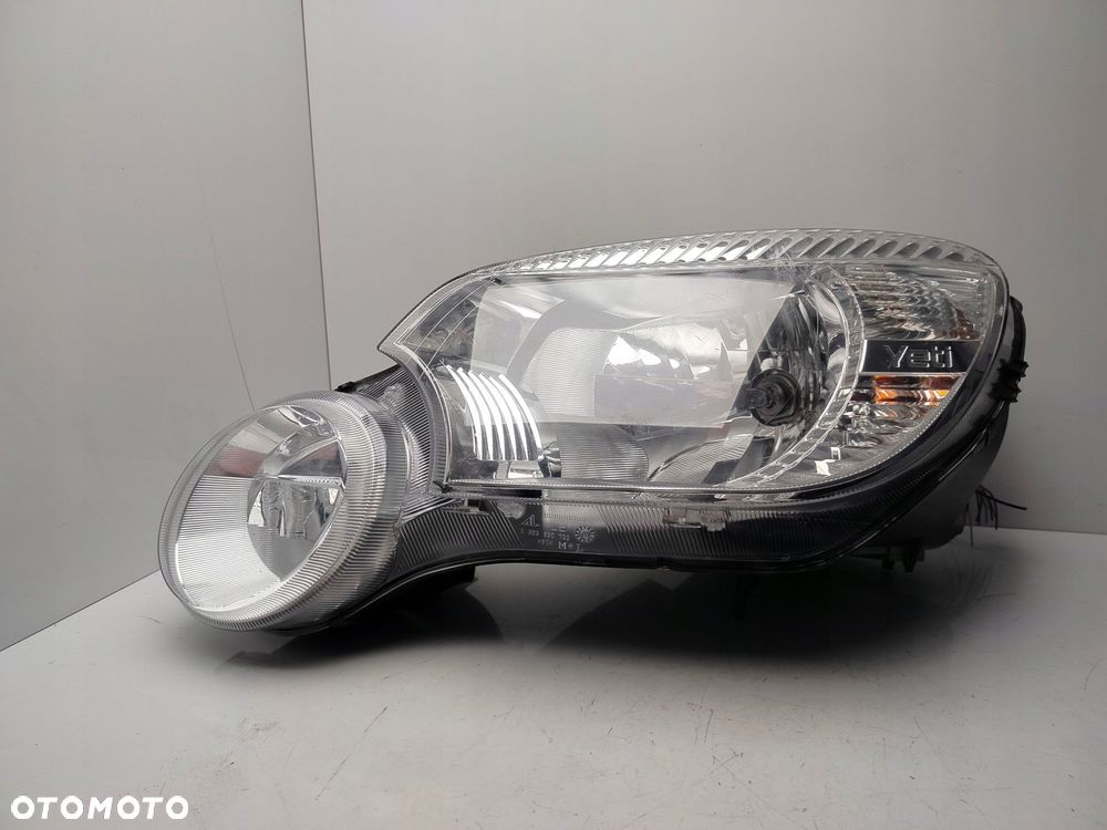 skoda yeti 09r- reflektor lampa lewy przód lewa przednia - 4