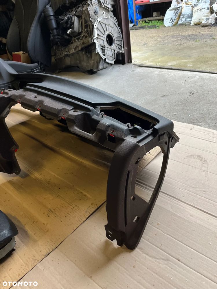 BMW 5 F10 F11 DESKA ROZDZIELCZA KOKPIT KONSOLA HUD ARIBAG NAPINACZE ORYGINAŁ KOMPLET - 4